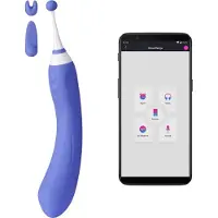 Lovense - Hyphy Dual-End G-spot & Clitoris Vibrator - Paars