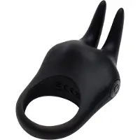 Fifty Shades of Grey - vibrerende penisring met clitorisstimulator - zwart