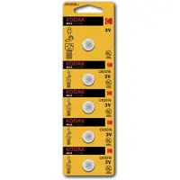 Kodak CR2016 Lithium-Manganese Dioxide (LiMnO2) knoopcel batterij