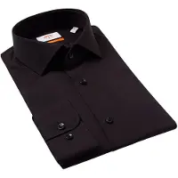 Coppens Overhemd LS black knight | Maat Eur 37 |