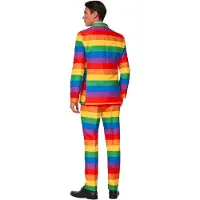 Suitmeister - Fun Kostuum - Rainbow - voor Mannen - standaard - Maat XXL