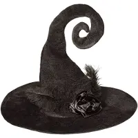 Boland - Hoed heks Duvessa Zwart - 57 - Volwassenen - Vrouwen - Halloween en Horror