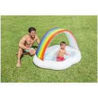 Intex Rainbow Canopy Baby Pool Veelkleurig