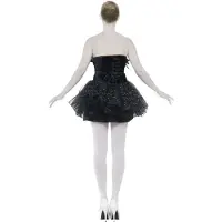 Partyking Zwart danseressenkostuum voor vrouwen