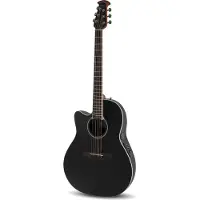 Ovation CS24L-5 Celebrity Standard Mid Depth Black linkshandige elektrisch-akoestische westerngitaar