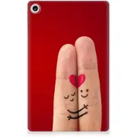B2Ctelecom Back Cover voor Lenovo Tab M10 Plus (3e generatie) Leuke Siliconen Hoes Liefde - Origineel Romantisch Cadeau