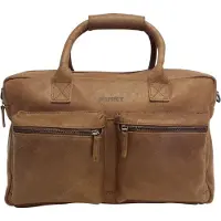 Dstrct Limited Laptoptas 15,6 inch - Westernbag - Cognac
