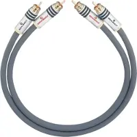 OEHLBACH Cinch Audio Aansluitkabel [2x Cinch-stekker - 2x Cinch-stekker] 1.50 m Antraciet Vergulde steekcontacten Oehlbach NF 14 MASTER
