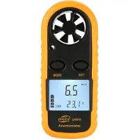Benetech Windmeter Anemometer Digitaal met temperatuur sensor