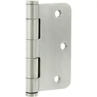 Starx Scharnier vierkant model, met losse pen, ronde hoeken, RVS 76 x 76 mm (3 stuks)