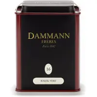 Dammann Frères - Soleil Vert - Losse Thee - Chinese groene Sencha thee - Etherische olie van de bloedsinaasappel - Groene Thee - 100 gram losse thee