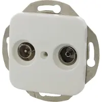 Busch Jaeger Coax wandcontactdoos - Busch-Jaeger (Reflex, Radio/tv)
