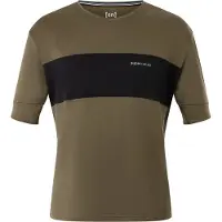 Super Natural M Gravier Tee -Olive Jet Black - Size S