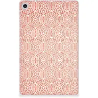 B2Ctelecom Lenovo Tab M10 Plus (3e generatie) Hippe Hoes Pattern Orange