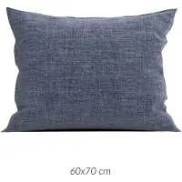 Zo Home Lino Kussensloop Linnen Look - urban blue 60x70cm