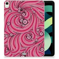 B2Ctelecom iPad Air (2020/2022) 10.9 inch Tablethoes Swirl Pink