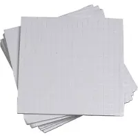 Creativ Company 3D foam pads, afm 5x5x1 mm, 10 vellen