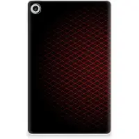 B2Ctelecom Lenovo Tab M10 Plus (3e generatie) Hippe Hoes Geruit Rood
