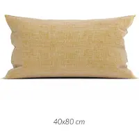 Zohome Lino Kussensloop - Geel - 40x80cm - Geel
