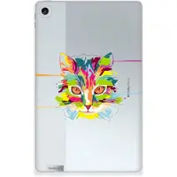 B2Ctelecom Lenovo Tab M10 Plus (3e generatie) Tablet Back Cover Cat Color