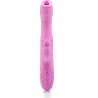 Zenn - verwarmende vibrator, clitoris, stotend, 2 zachte warme tongen, flexibel materiaal, extern en intern, 7 vibratie standen, USB oplaadbaar, waterdicht