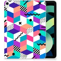 B2Ctelecom iPad Air (2020/2022) 10.9 inch Back Cover Blokken Kleurrijk