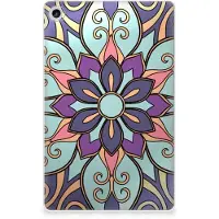 B2Ctelecom Lenovo Tab M10 Plus (3e generatie) Siliconen Hoesje Purple Flower