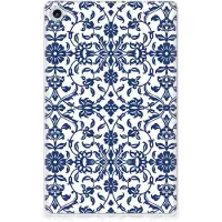 B2Ctelecom Lenovo Tab M10 Plus (3e generatie) Siliconen Hoesje Flower Blue