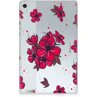 B2Ctelecom Lenovo Tab M10 Plus (3e generatie) Siliconen Hoesje Blossom Red