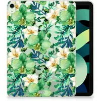 B2Ctelecom iPad Air (2020/2022) 10.9 inch Siliconen Hoesje Orchidee Groen