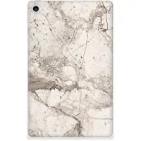 B2Ctelecom Lenovo Tab M10 Plus (3e generatie) Tablet Back Cover Marmer Beige