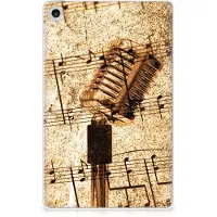 B2Ctelecom Lenovo Tab M10 Plus (3e generatie) Tablet Backcover met foto Bladmuziek