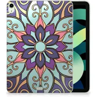 B2Ctelecom iPad Air (2020/2022) 10.9 inch Siliconen Hoesje Purple Flower