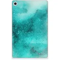 B2Ctelecom Tablethoes Lenovo Tab M10 Plus (3e generatie) Painting Blue