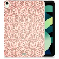 B2Ctelecom iPad Air (2020/2022) 10.9 inch Hippe Hoes Pattern Orange