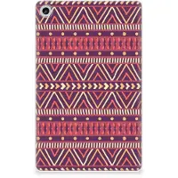 B2Ctelecom Lenovo Tab M10 Plus (3e generatie) Hippe Hoes Aztec Paars