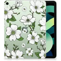 B2Ctelecom iPad Air (2020/2022) 10.9 inch Siliconen Hoesje Dogwood Flowers