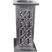 Outdoor Living Forte kandelaar 14x14xH26 cm - zwart
