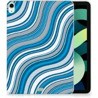 B2Ctelecom iPad Air (2020/2022) 10.9 inch Hippe Hoes Waves Blue