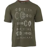 Agu Fietsshirt AGU Unisex Casual Performer Short Sleeve Venture Army Green-XXXL