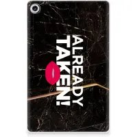 B2Ctelecom Lenovo Tab M10 Plus (3e generatie) Back cover met naam Already Taken Black