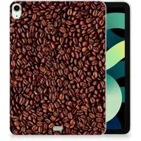 B2Ctelecom Back Cover voor iPad Air (2020/2022) 10.9 inch Tablet Cover Koffiebonen