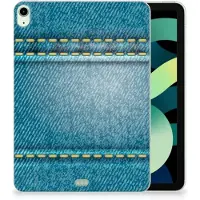 B2Ctelecom iPad Air (2020/2022) 10.9 inch Leuke Siliconen Hoes Jeans