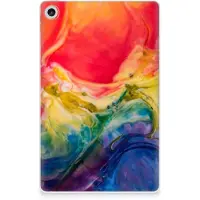 B2Ctelecom Tablethoes Lenovo Tab M10 Plus (3e generatie) Watercolor Dark
