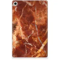 B2Ctelecom Lenovo Tab M10 Plus (3e generatie) Tablet Back Cover Marmer Bruin