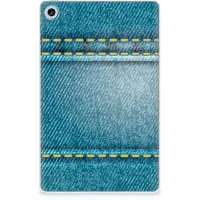 B2Ctelecom Lenovo Tab M10 Plus (3e generatie) Leuke Siliconen Hoes Jeans