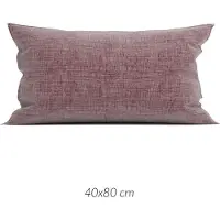 Zohome Lino Kussensloop - Rood - 40x80cm - Rood