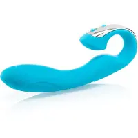 Zenn - gebogen G-spot vibrator, vaginaal, extern, for hem en haar, spatwaterdicht, zacht silicone, 30 verschillende vibratie standen, USB oplaadbaar, makkelijk schoon te maken