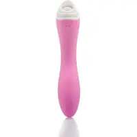 Zenn - G-spot en clitoris stimulator, buigbaar, clitoris zuiger, 9 lik- en vibratiestanden, waterdicht, USB oplaadbaar, siliconen en ABS
