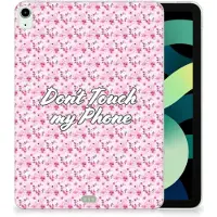 B2Ctelecom iPad Air (2020/2022) 10.9 inch Print Case Flowers Pink DTMP